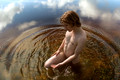 bathing boy